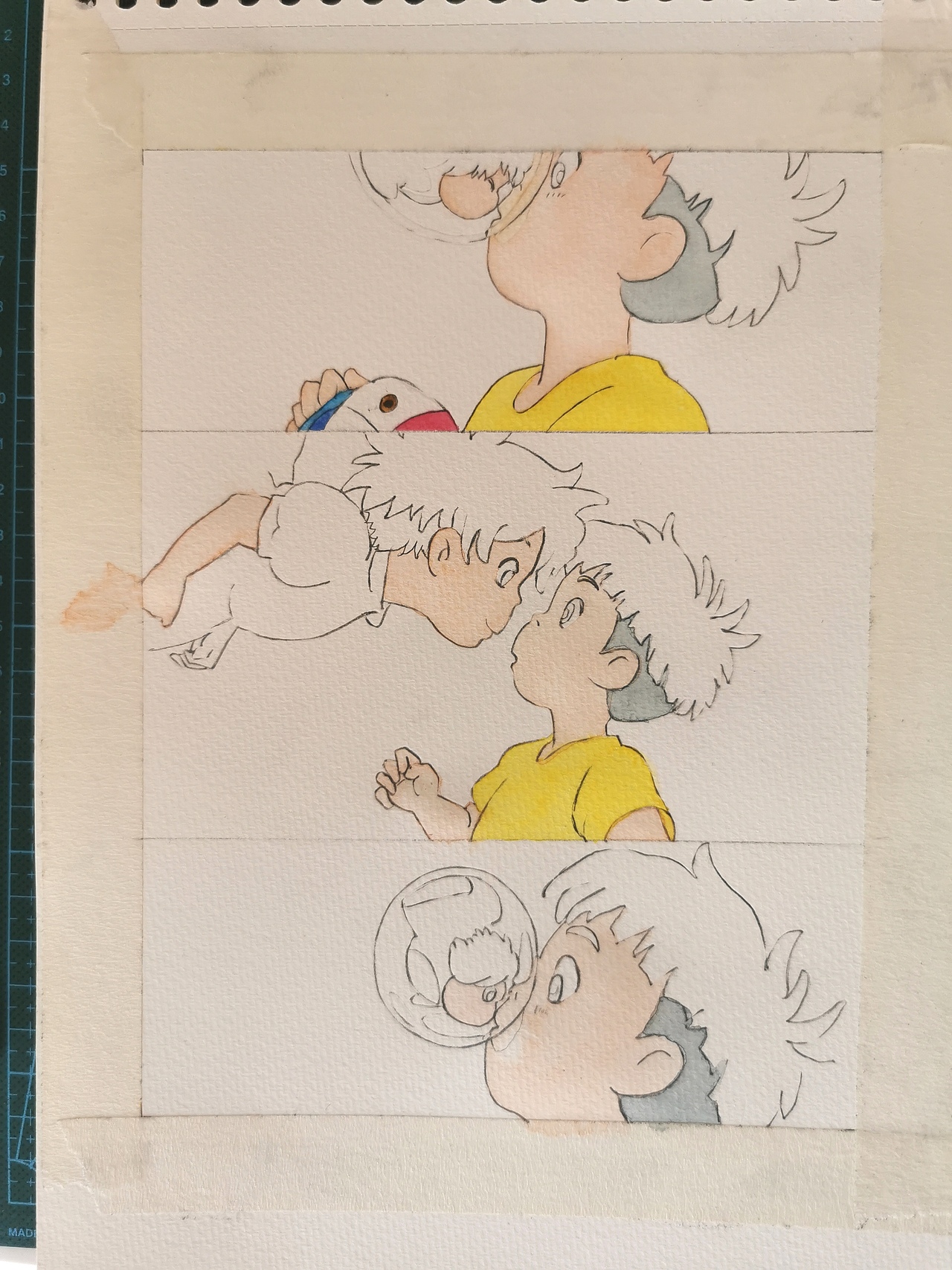 宫崎骏动漫悬崖上的金鱼姬波妞与宗介的幸福时刻