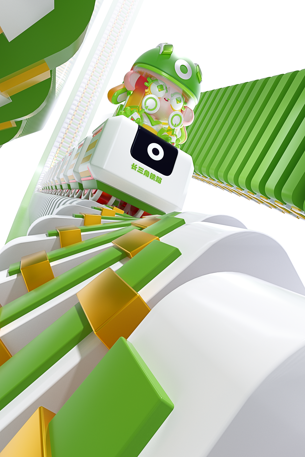 【长三角铁路文创ip设计】铁路姐妹-品牌IP设计（图ZMzM0OTc1ODcy） - IP形象 - 站酷设计师陈鑫字星尘原创素材 - 站酷ZCOOL