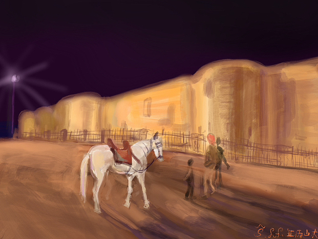 旅行中的视觉日记