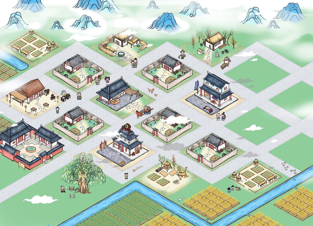 絲路工坊游戲美術(shù)（圖ZMzYxOTUyNjQw） - 游戲/娛樂 - 站酷設(shè)計師頑石仙人原創(chuàng)素材 - 站酷ZCOOL