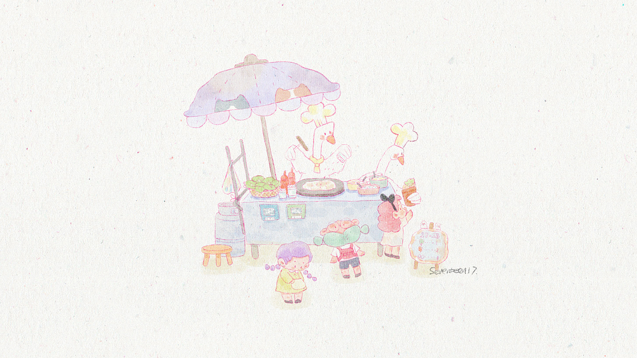 中国小摊--鸡蛋饼