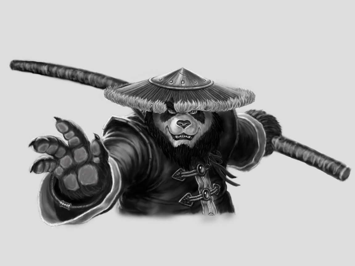 熊猫人-临摹|插画|创作习作|jzx59123368 - 原创作品 - 站酷 (zcool)