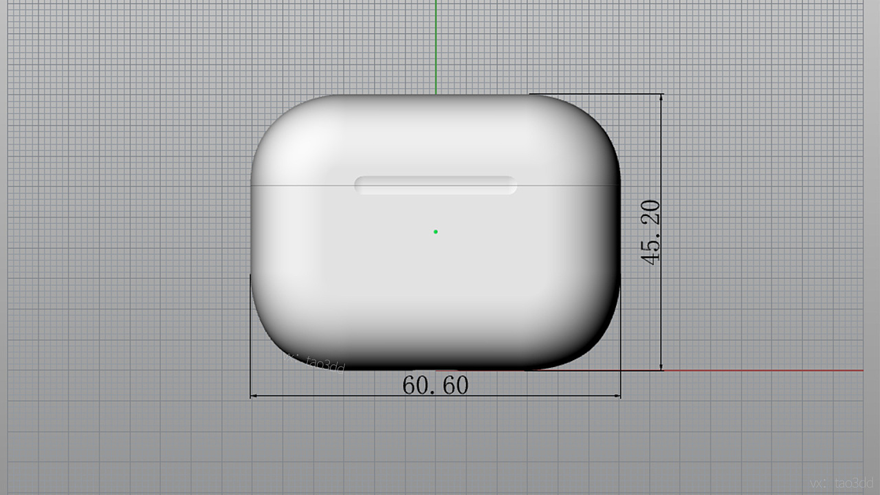 airpodspro苹果蓝牙耳机3d模型犀牛模型