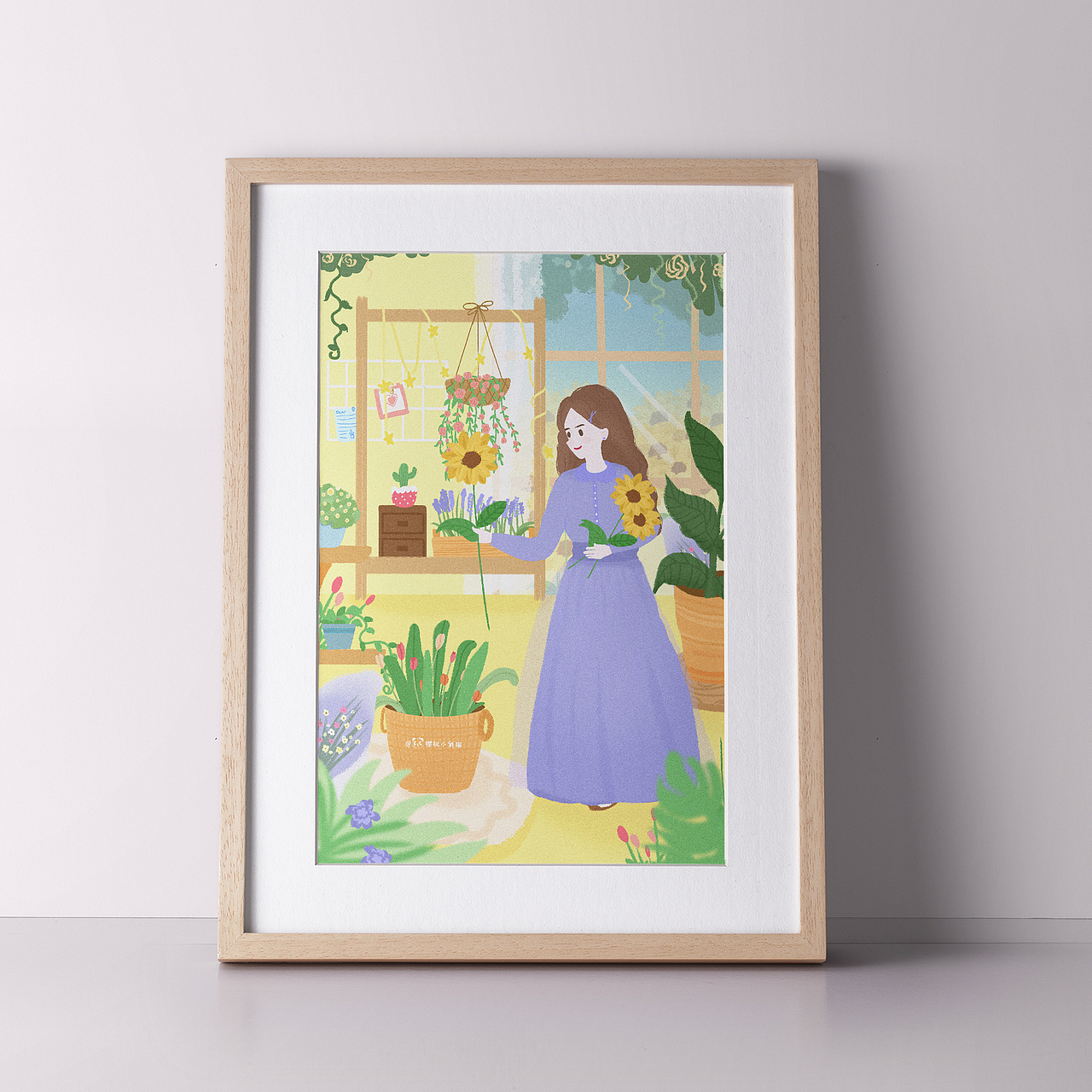 花店鮮花小店商業(yè)插畫（圖ZMjAwNzA3MjM2） - 商業(yè)插畫 - 站酷設(shè)計師奇兮原創(chuàng)素材 - 站酷ZCOOL