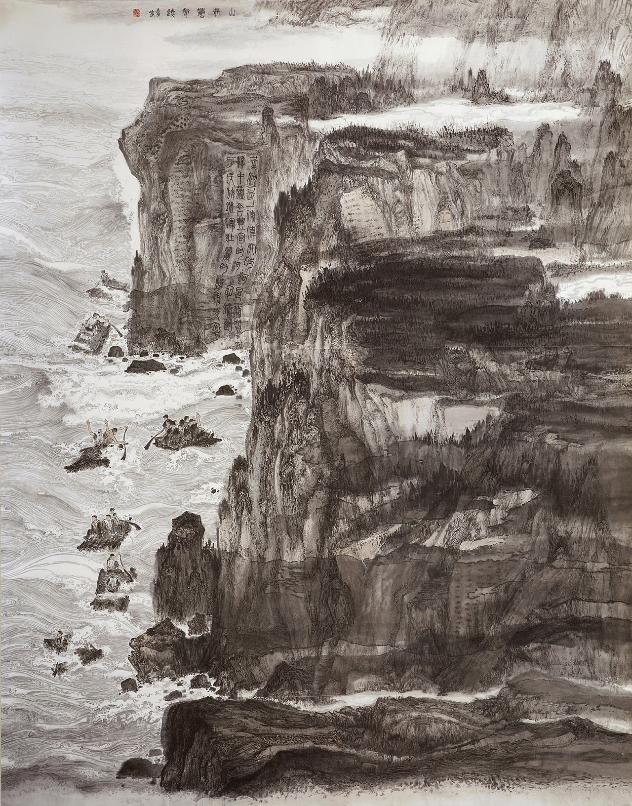 张志勇黄河作品欣赏 第一位用艺术手法表现黄河的画家