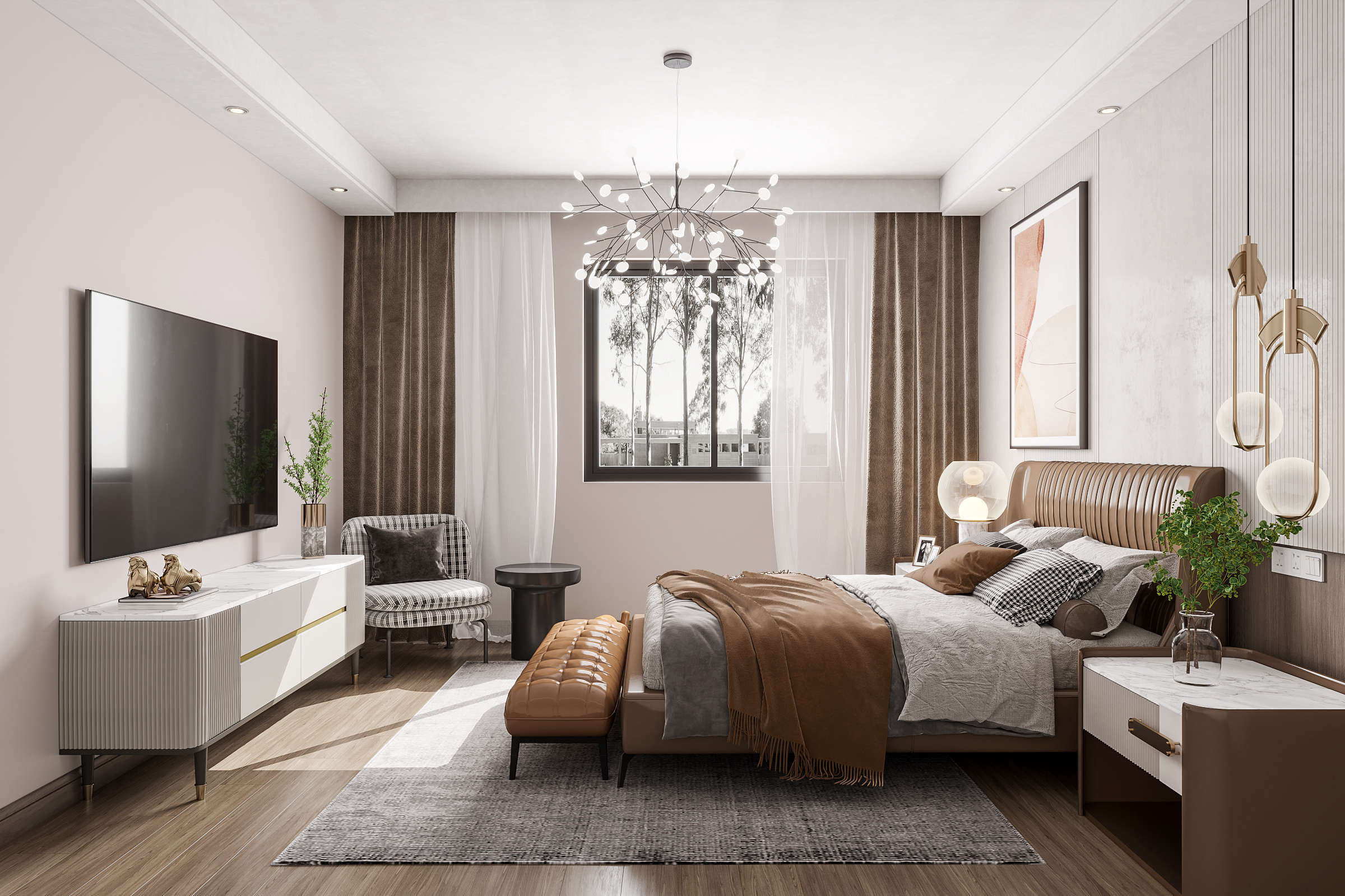 现代简约风格-家装设计2021-10套无水印