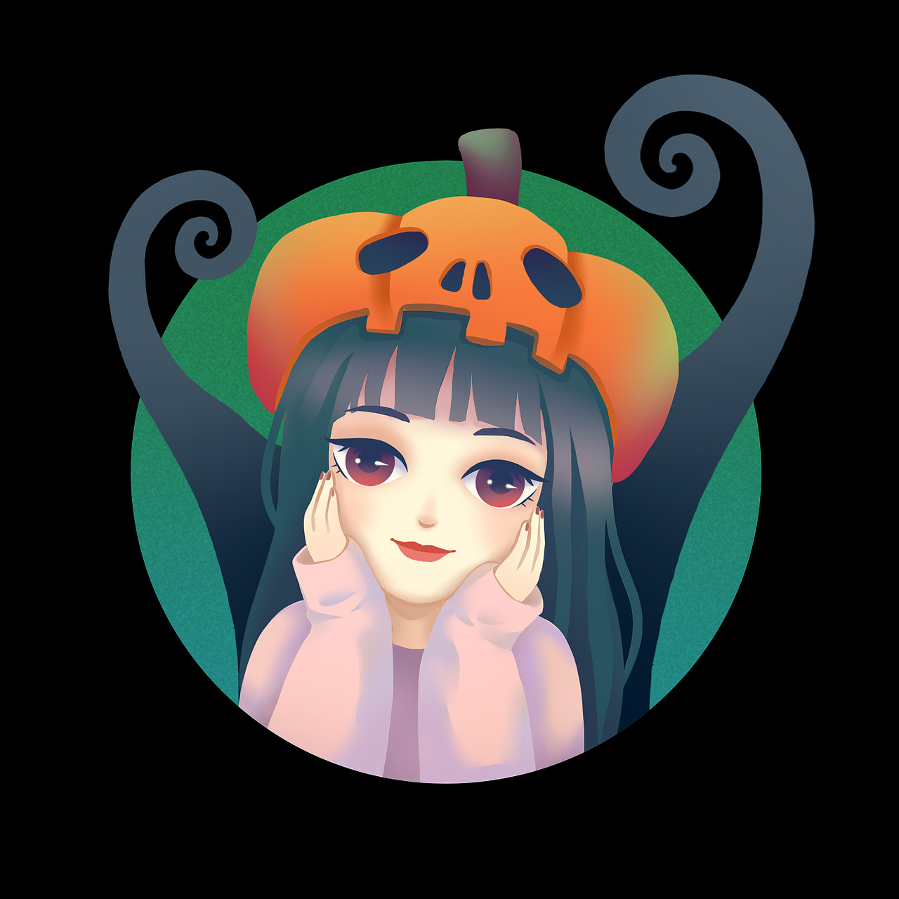 万圣节系列头像（图ZMTgzMDQzMzAw） - 新锐潮流插画 - 站酷设计师狂同学原创素材 - 站酷ZCOOL