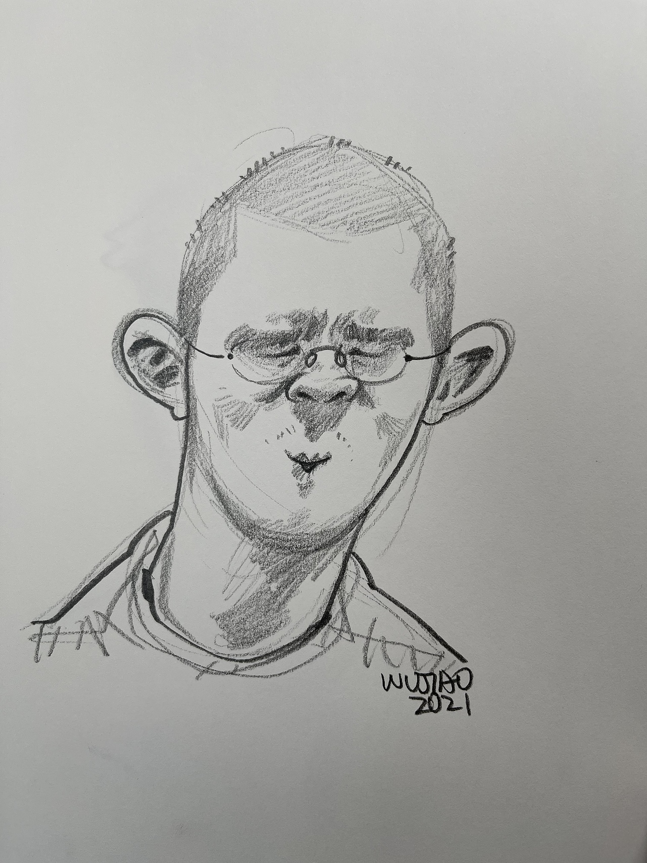 趣味速写吴小茶1982