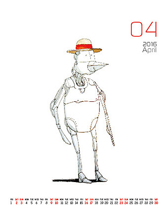 2016插图台历设计（图ZMzkzNTE4MDg=） - 商业插画 - 站酷设计师stanley2012原创素材 - 站酷ZCOOL