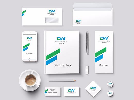 达伟医疗LOGO设计——三厘米出品