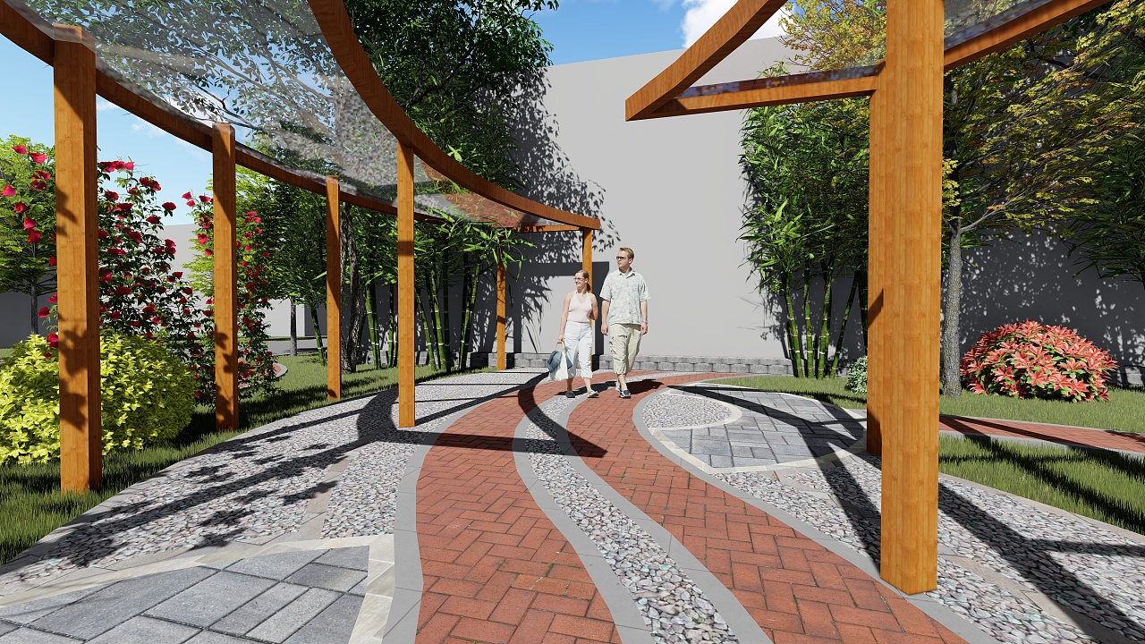 乡村游园|空间|景观设计|蒋荣荣 - 原创作品 - 站酷 (zcool)