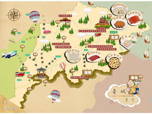 山东省美食地图