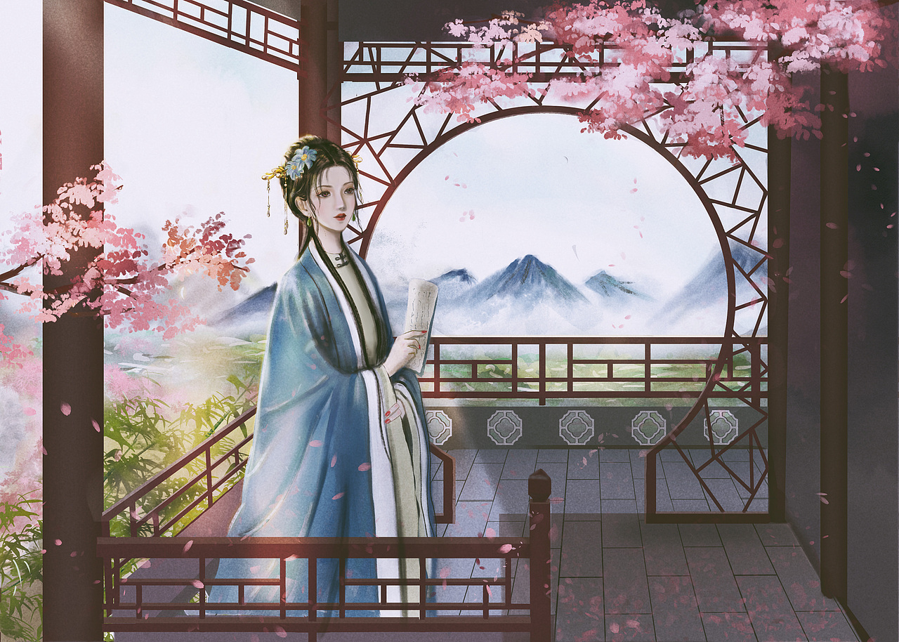 古风剪辑bgm短视频 李清照穿越了？AI一键生成《如梦令》古风大片