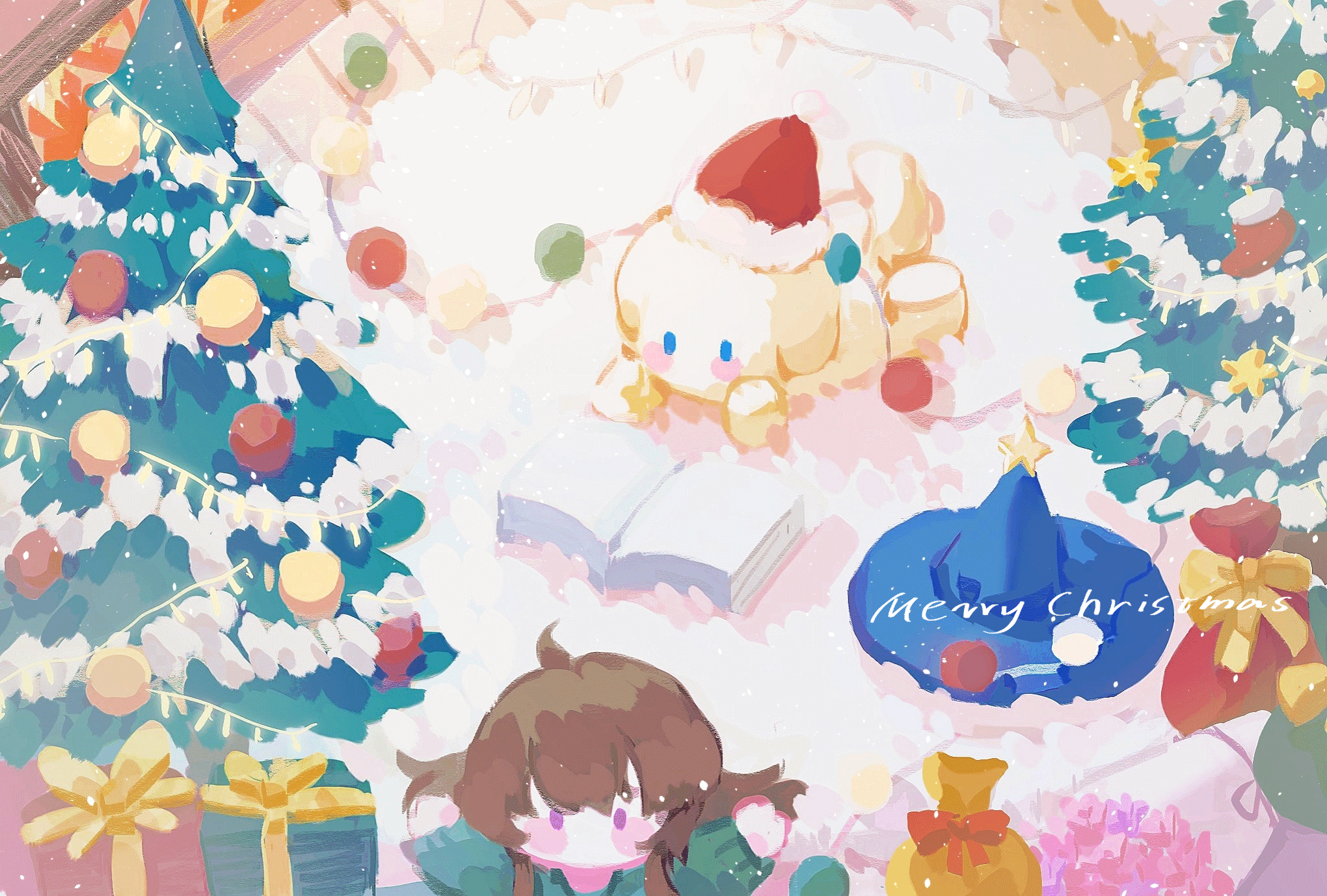 2021圣诞贺卡（图ZMjgyODEyMjEy） - 创作习作 - 站酷设计师woofowo原创素材 - 站酷ZCOOL