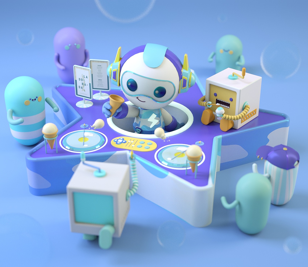 2019上半年C4D作品集（图ZMTY2MjUzMzQw） - 场景 - 站酷设计师MIKOkoko原创素材 - 站酷ZCOOL