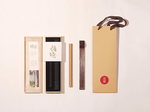 朴度\哥宋\原创设计\香具\礼品\黑檀\香盒香托\简约