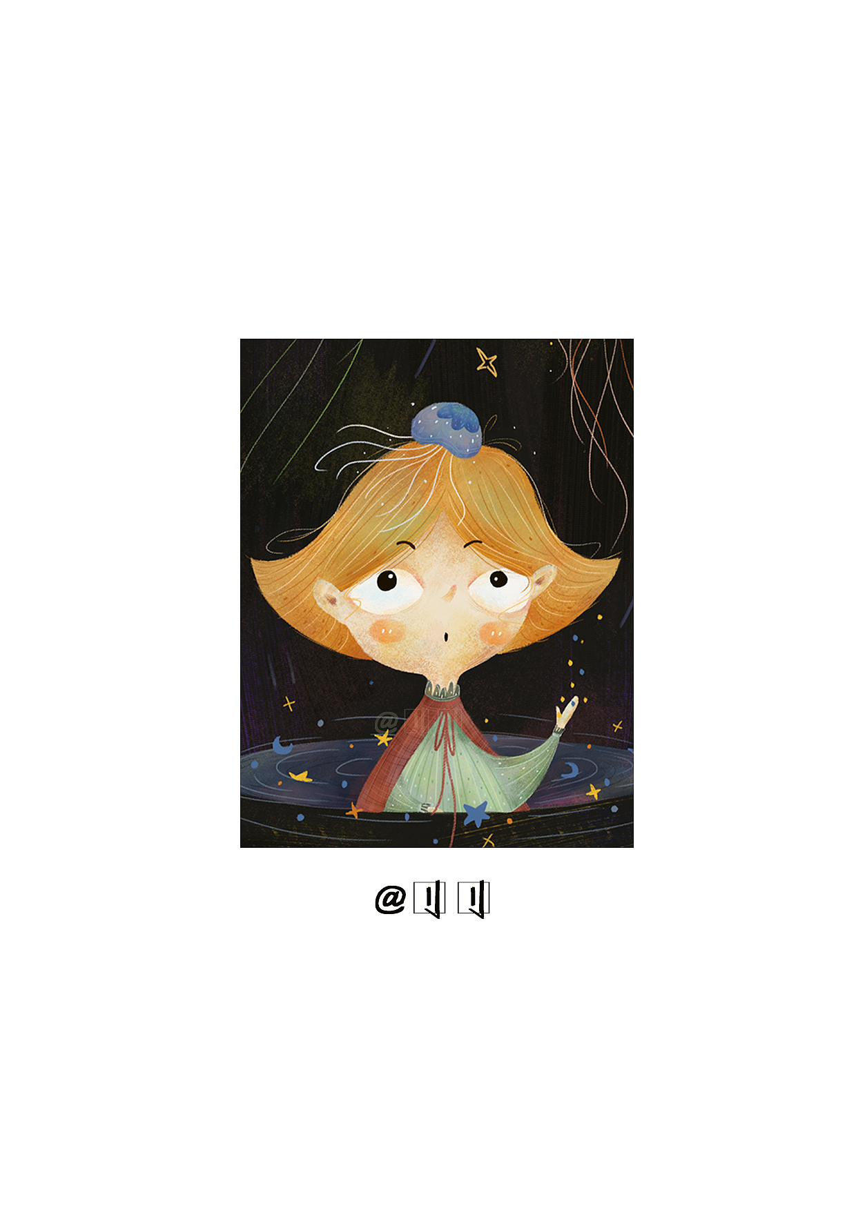 night（图ZOTc3NDc2NTY=） - 儿童插画 - 站酷设计师刂刂原创素材 - 站酷ZCOOL