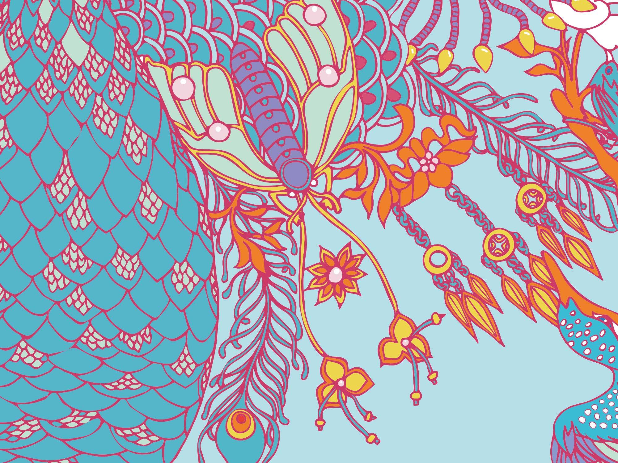 丝巾--服饰图案设计之琳琅满目