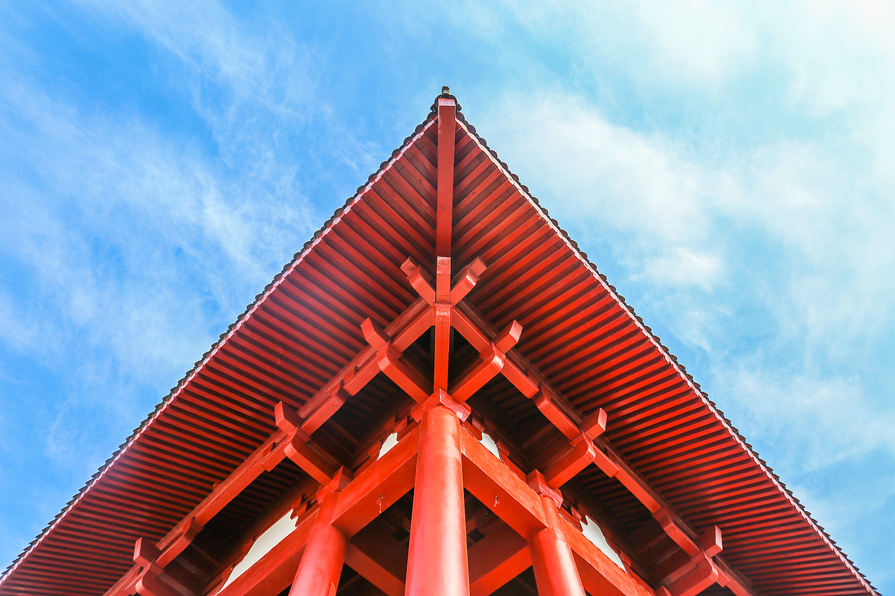 岐黄岐伯故居（图ZMjQzODkwNzYw） - 环境/建筑摄影 - 站酷设计师fyx蓝天原创素材 - 站酷ZCOOL