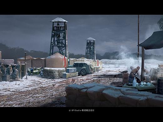 UP STUDIO 影视概念设计班年代戏题材学生气氛图作品