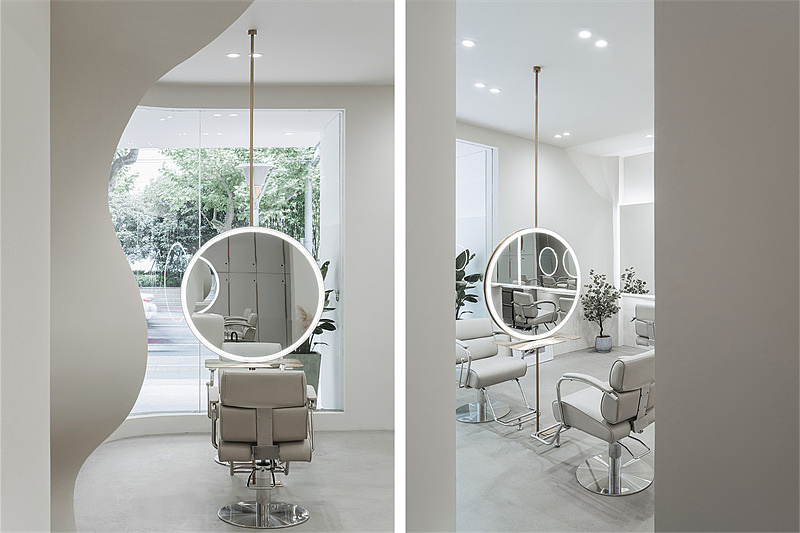 美发店装修设计|美发沙龙设计|理发店设计|美业设计