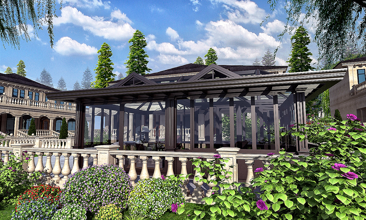 轻奢,享受好天气,蓝蓝的天,白白的云