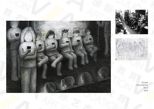 VA艺术留学作品集培训插画专业留学作品集