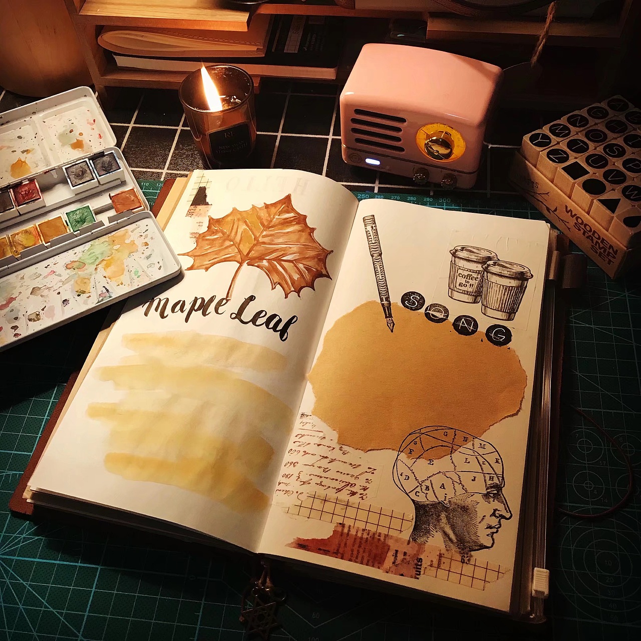 【手帐合集】2016-2020（图ZMjAzMDY5OTUy） - 新锐潮流插画 - 站酷设计师大宝圆子原创素材 - 站酷ZCOOL