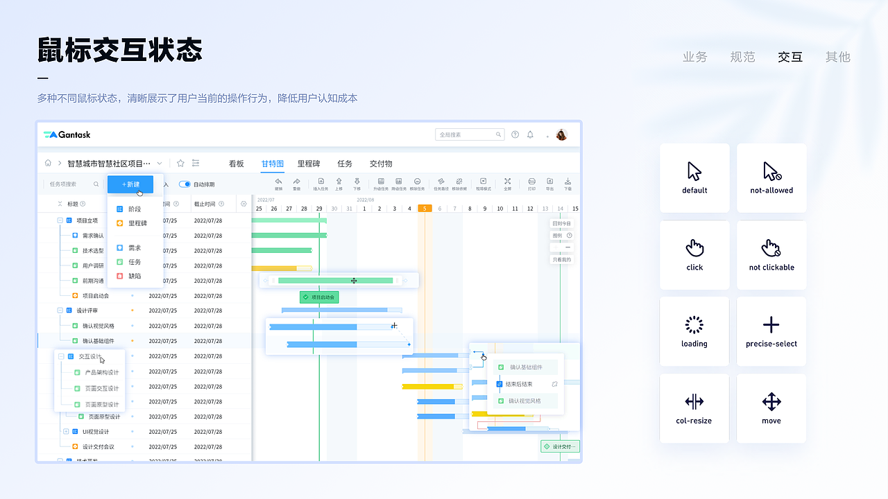 Gantask - 轻量化项目管理工具（图ZMzE0OTg3NjMy） - 其他UI - 站酷设计师Gantask原创素材 - 站酷ZCOOL