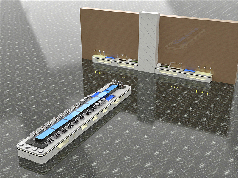 食堂自助打菜台 自助取餐台定制 自助餐台厂家制作