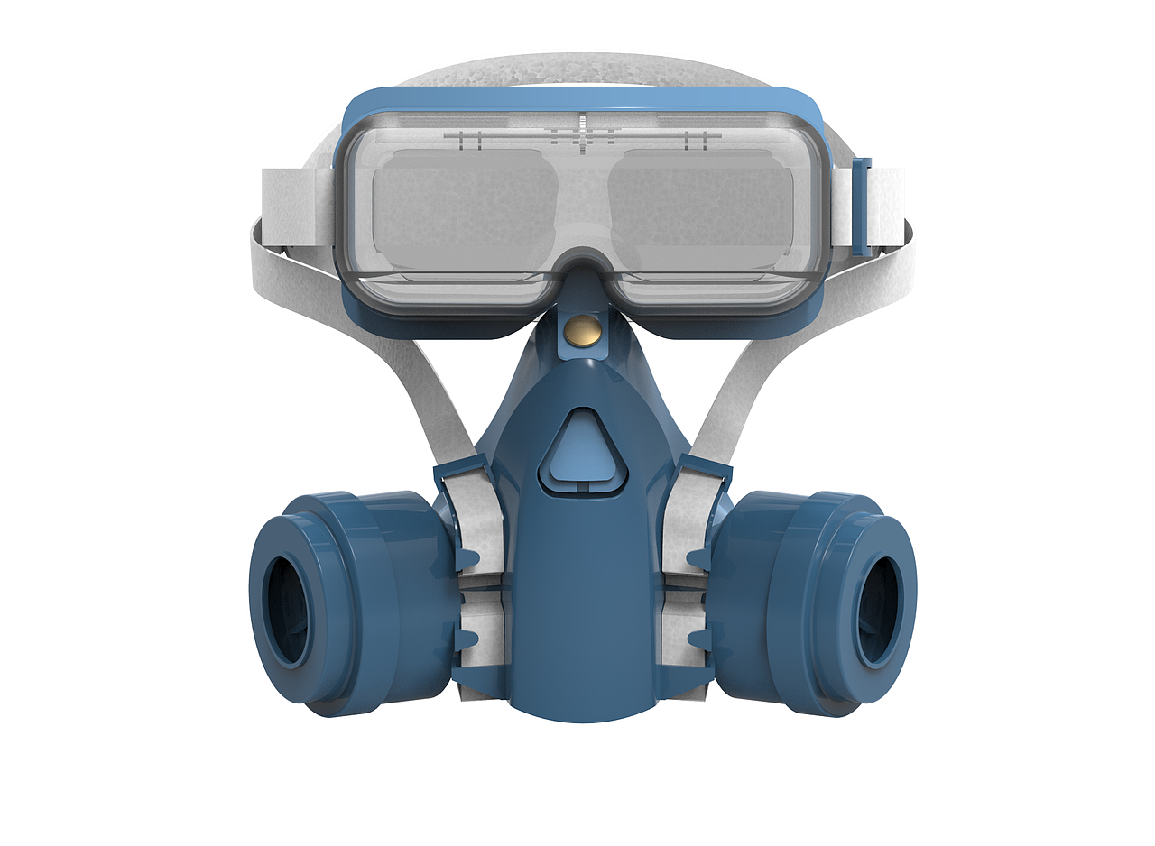 一款防毒面罩