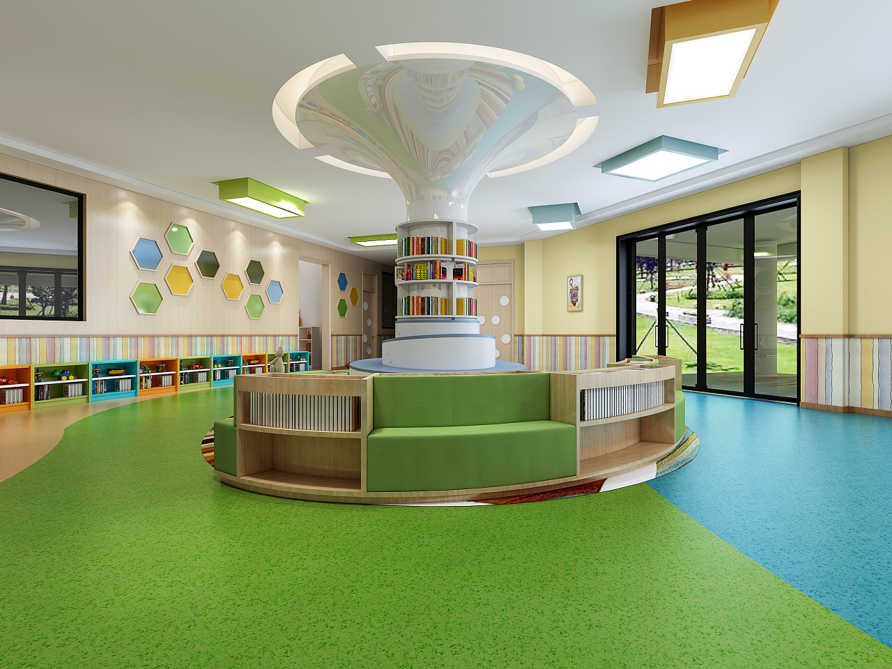 《榭丽花园幼儿园》-成都幼儿园装修丨成都幼儿园设计|空间|室内设计|成都幼儿园设计丨 - 原创作品 - 站酷 (ZCOOL)