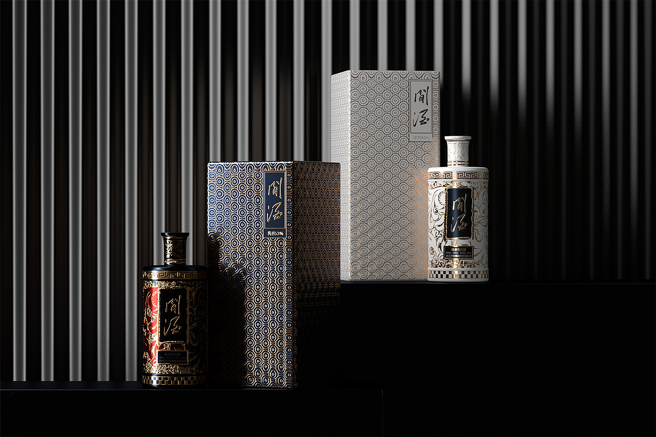 闲酒-酱香型x浓香型白酒-酒类包装（图ZMjc1MTEzMjIw） - 包装 - 站酷设计师阿cute正传原创素材 - 站酷ZCOOL