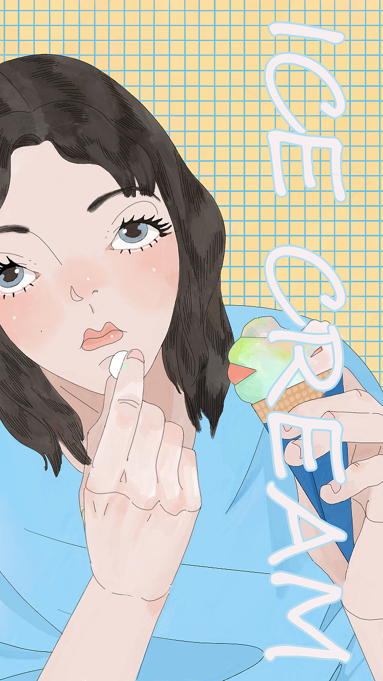 人物插画（图ZMTk4NDc4ODQ4） - 创作习作 - 站酷设计师Happybirdforever原创素材 - 站酷ZCOOL