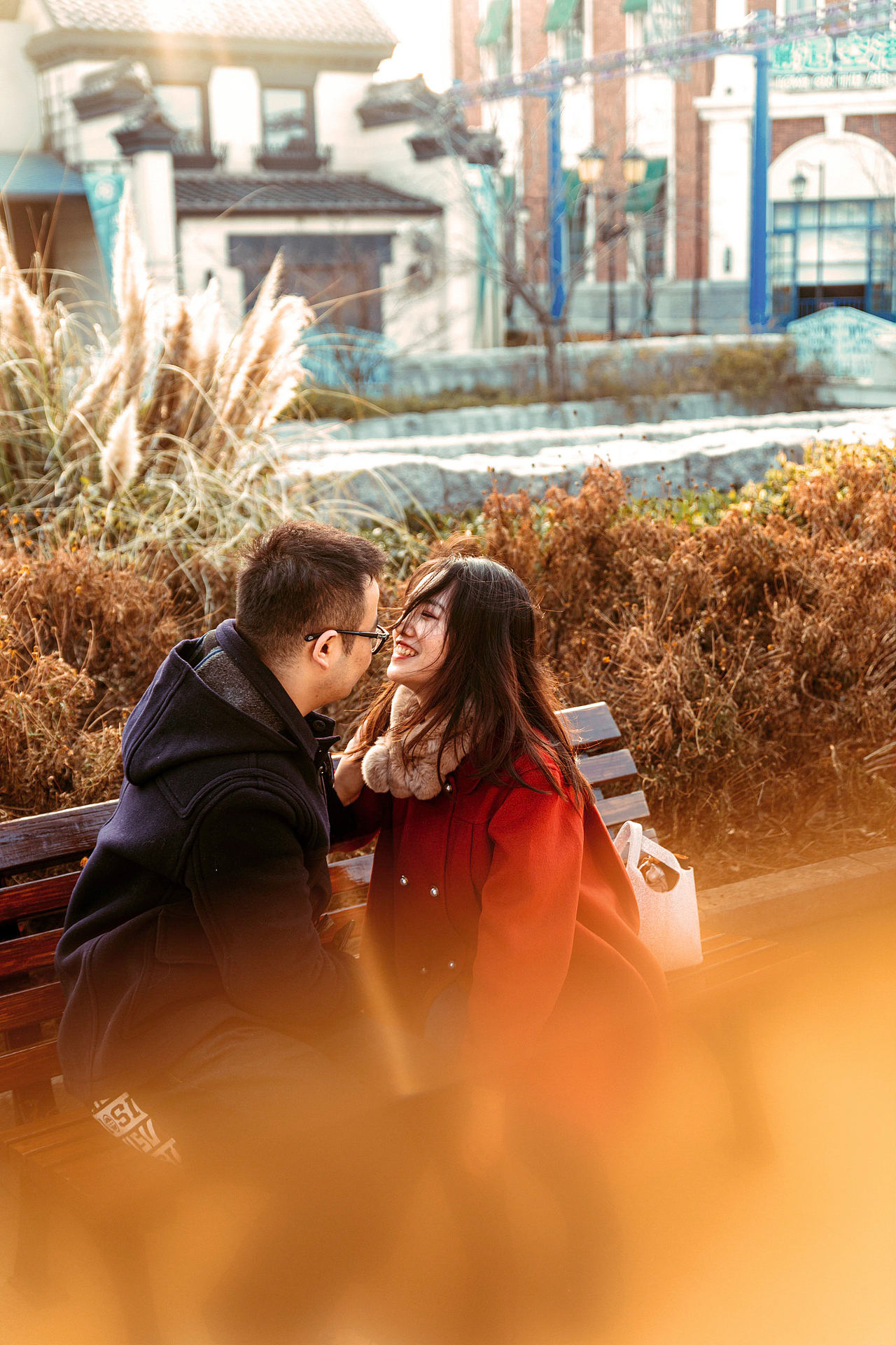 日子过得很慢,生活才有浪漫 # 情侣写真