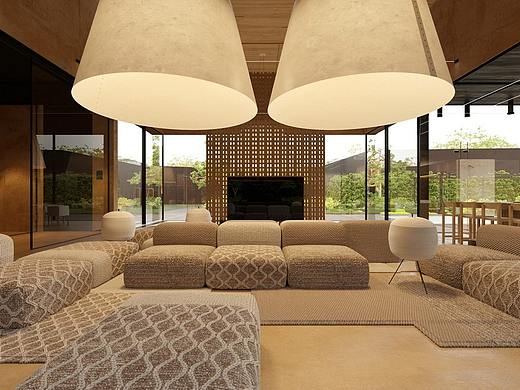 超大平米住宅设计 打造出简而不凡的艺术美学！