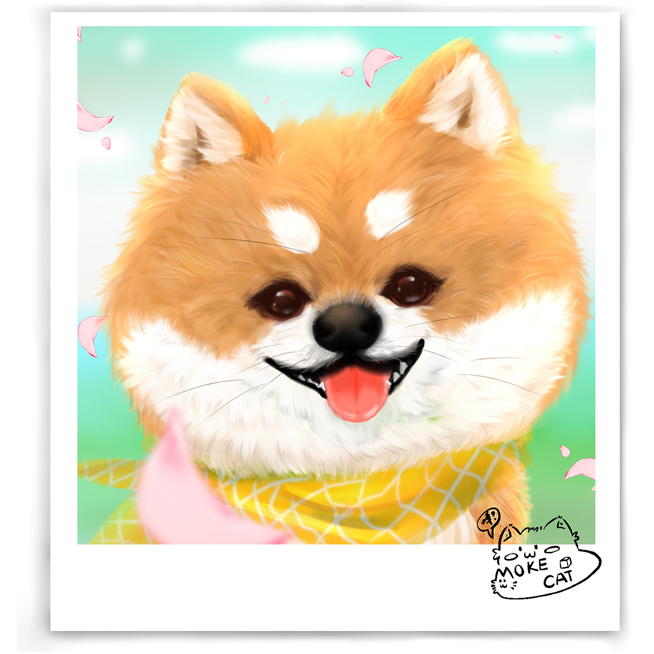 柴犬（图ZMjM0NTA4NzAw） - 创作习作 - 站酷设计师Moke猫猫猫壳原创素材 - 站酷ZCOOL