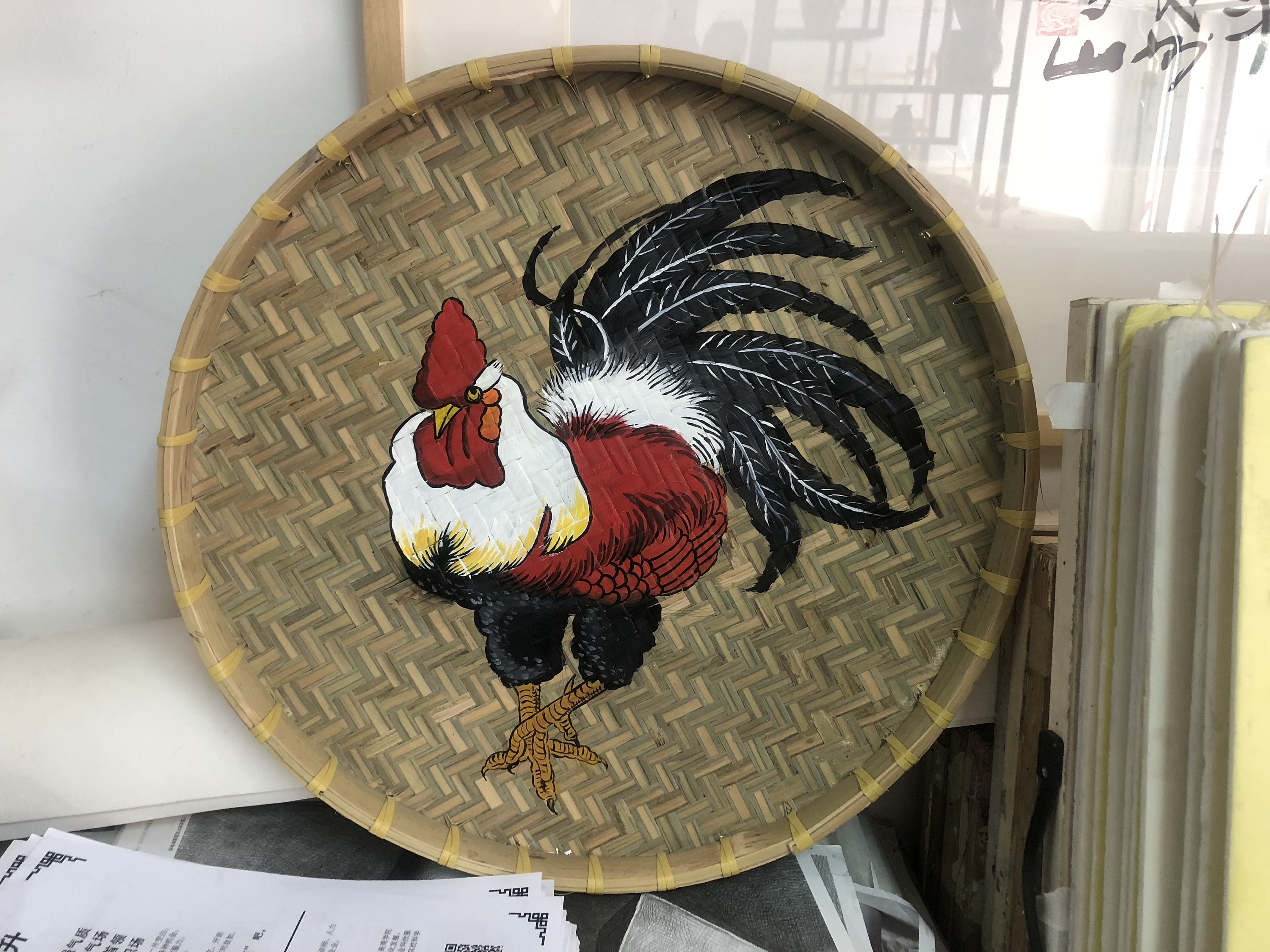 簸箕装饰|纯艺术|绘画|郑胖1205_临摹作品-站酷zcool