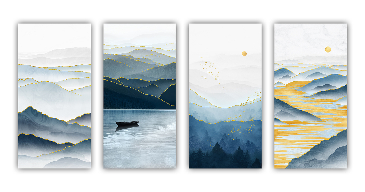 装饰画个人练习（图ZMjI3Njc4MDEy） - 商业插画 - 站酷设计师Hall_s原创素材 - 站酷ZCOOL