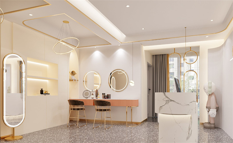 成都美容院设计|美容院装修|美容中心设计分享（图ZMjk1ODk1ODA0） - 商业空间设计 - 站酷设计师美业装修设计原创素材 - 站酷ZCOOL