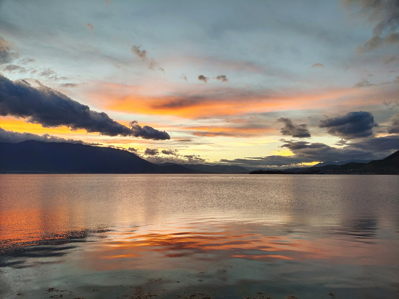 大理苍山洱海唯美浪漫海景落霞|摄影|风光|萌雪设计 - 原创作品