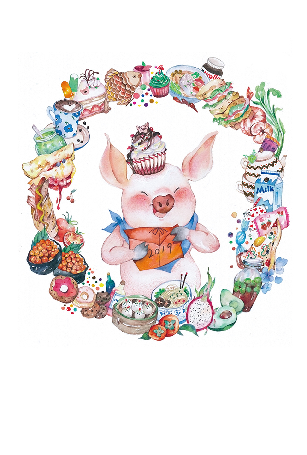 小豬新年年曆