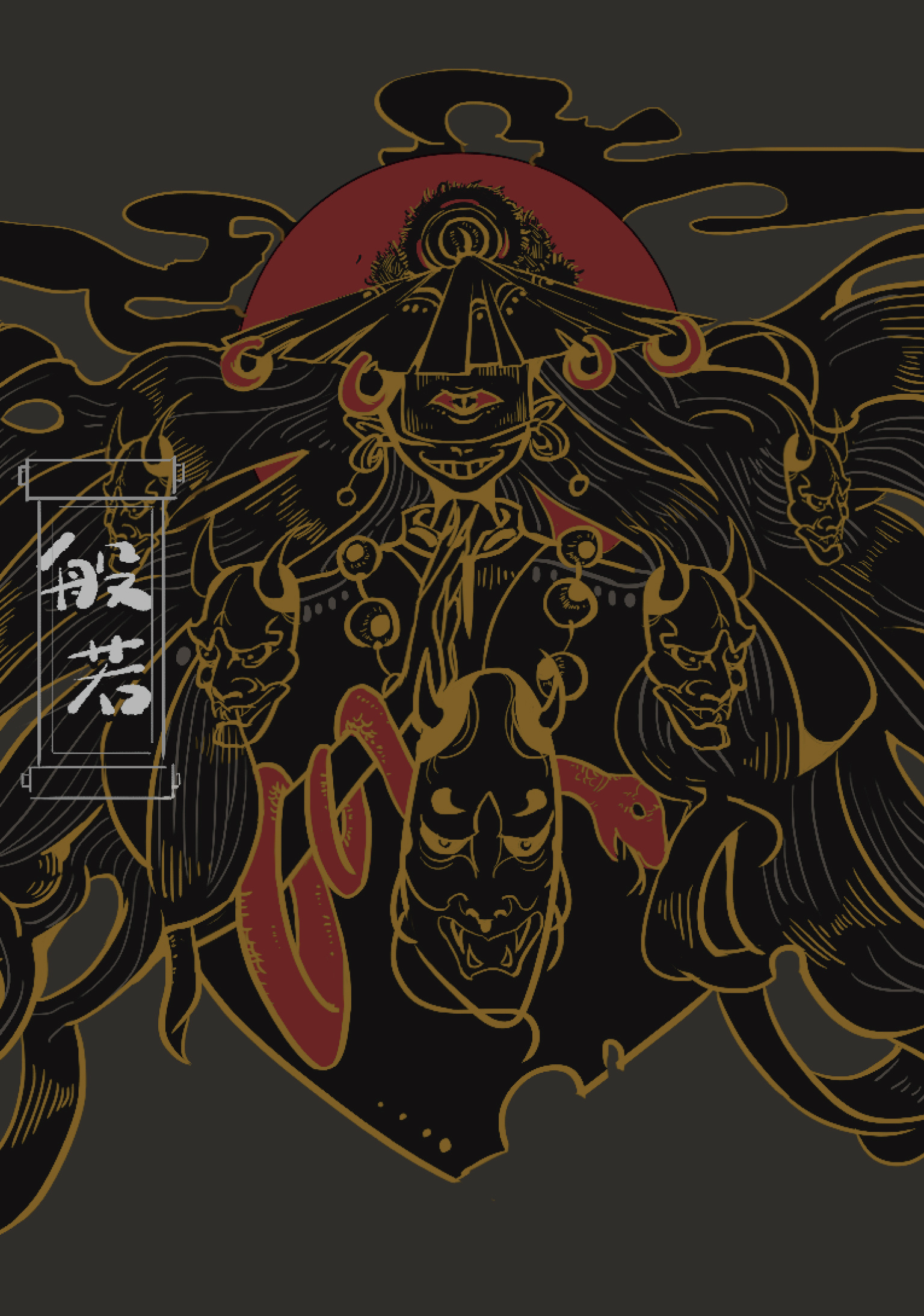 百鬼夜行插画创作习作鸦禄 原创作品 站酷 (ZCOOL)