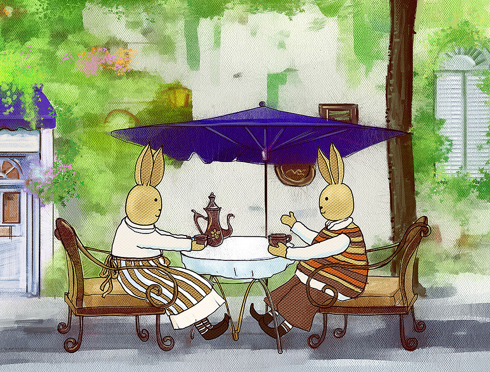 [商业插画]为朋友咖啡店创作的插图