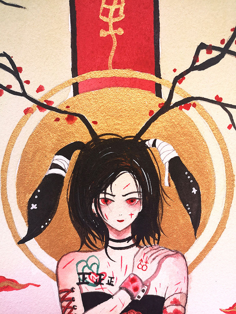 痛我所痛（图ZMTgxODM0Mjky） - 绘画 - 站酷设计师甜桃haiyi原创素材 - 站酷ZCOOL