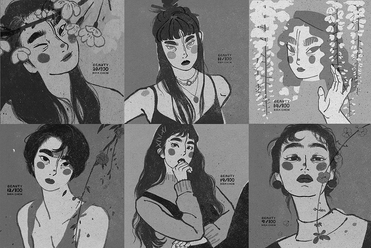 ▏Beauty100 ▏ 红肥绿瘦(一)