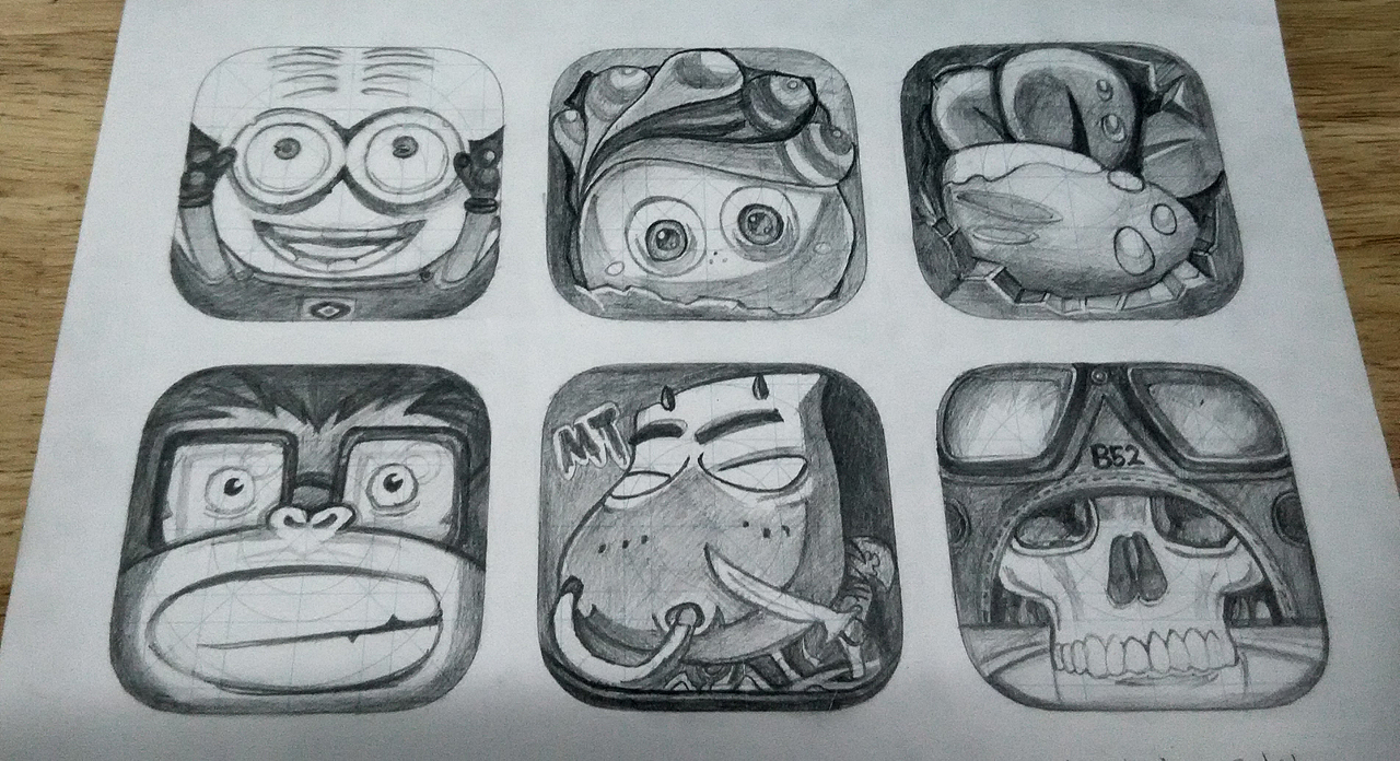 手绘图标（图ZNTI0NjQ4NDQ=） - 图案 - 站酷设计师小哇0204原创素材 - 站酷ZCOOL