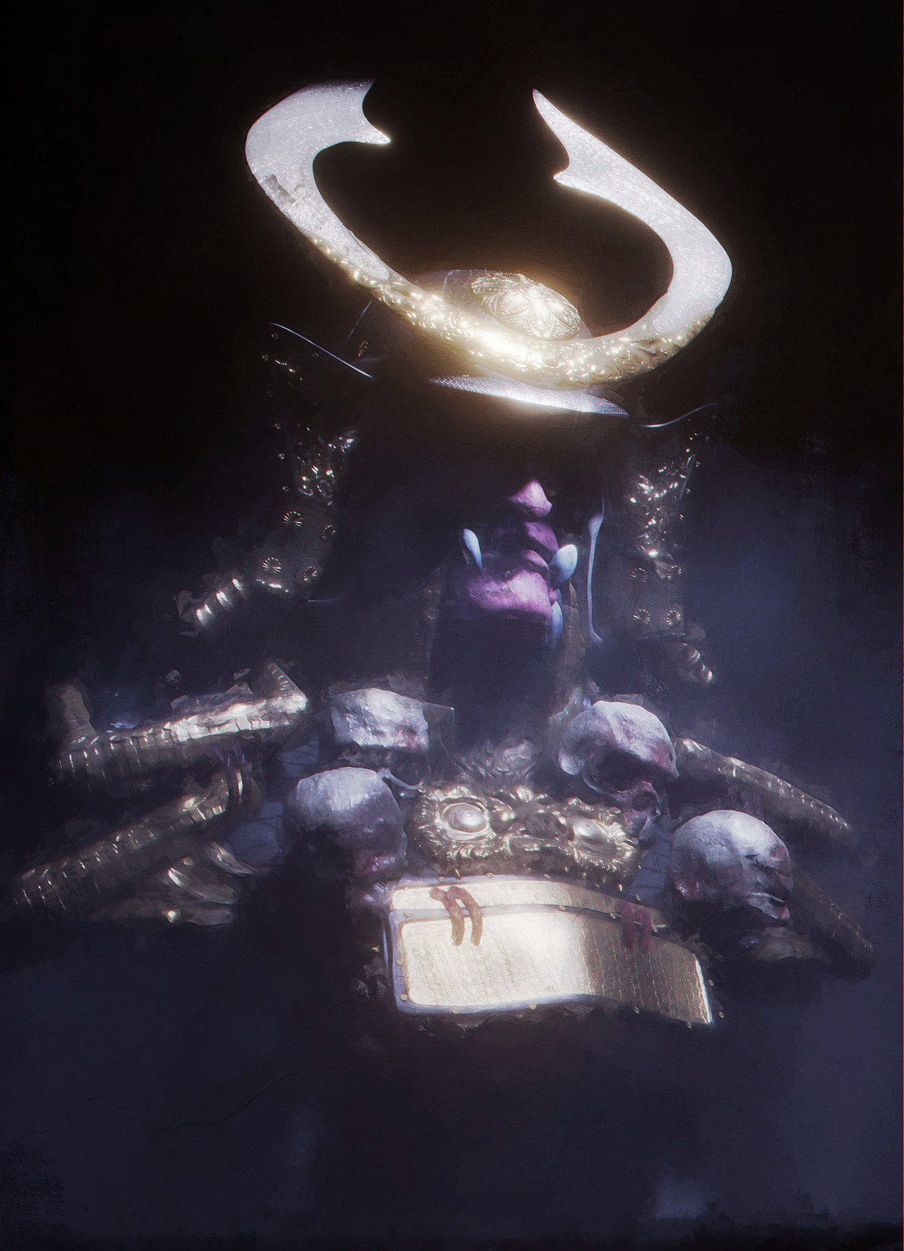 《鬼武士》3D重绘版（图ZMjU5ODc5NDQ4） - 概念设定 - 站酷设计师丨AZHI丨原创素材 - 站酷ZCOOL