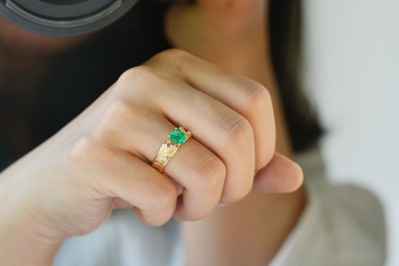 酷而高贵的金牛座(祖母绿、钻石款)