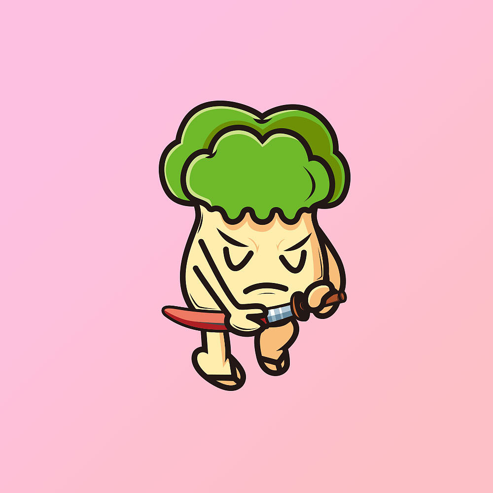 愤怒的蔬果（图ZOTY0MTcxOTI=） - IP形象 - 站酷设计师ZJjj9原创素材 - 站酷ZCOOL